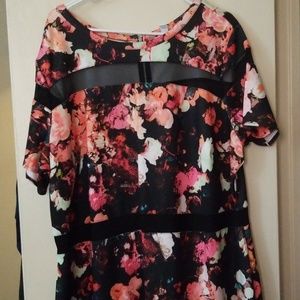 3x floral dress